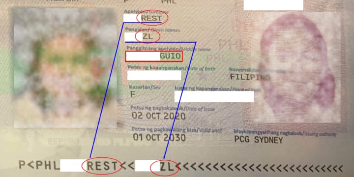 Notice on the full name in the Philippines passports when applying for Vietnam e-visa